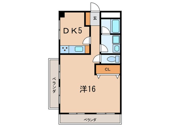 苦楽園口第２ビルの物件間取画像